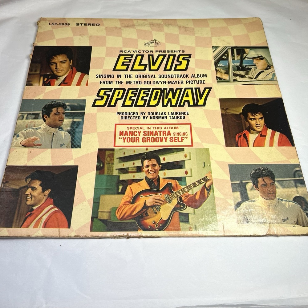 Elvis Presley RCA LSP-3989 Speedway LP 1 2S/11S Orange Flex NM 1971